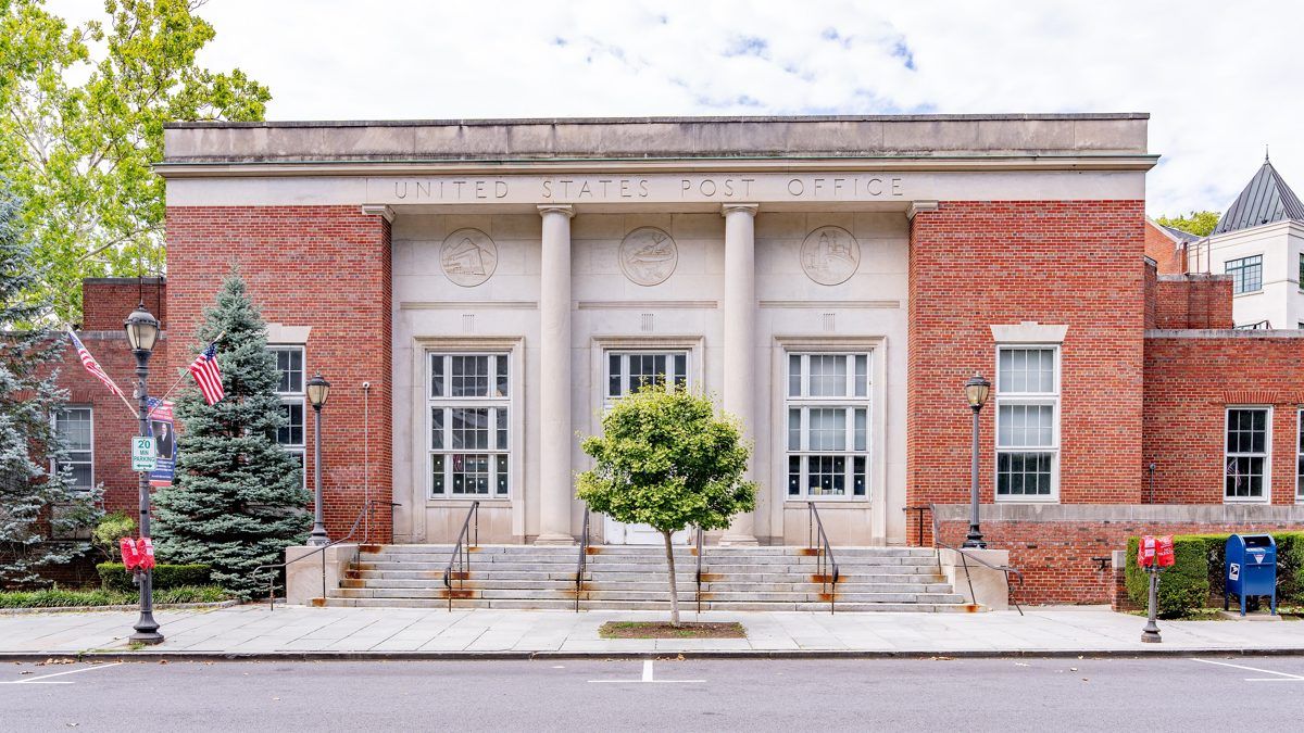 Scarsdale post office on Chase Road